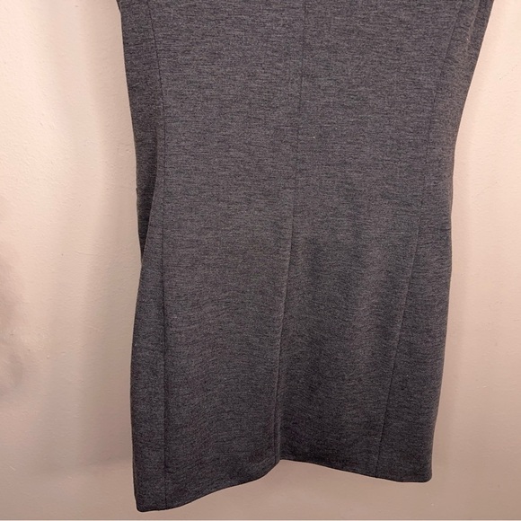 Small Apt 9 Dark Grey Tunic Blazer Style Top Button Closure Office Classic - Picture 10 of 13